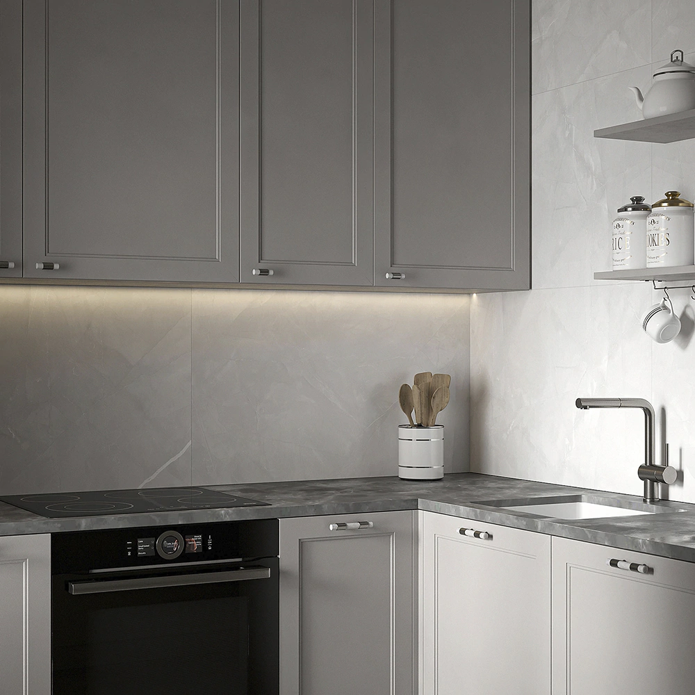 Керамогранит Нобл 7 белый матовый 60х120 см ректификат