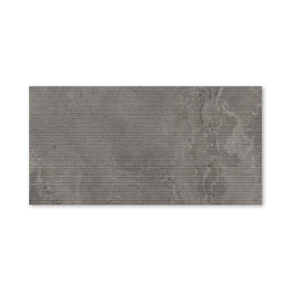 Керамогранит Доум антрацит линии матовый 60х120 см ректификат