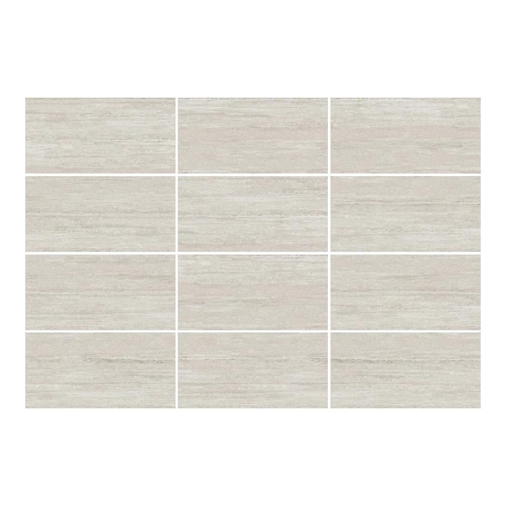 Керамогранит Травертик сильвер матовый Карвинг 60х120 см ректификат