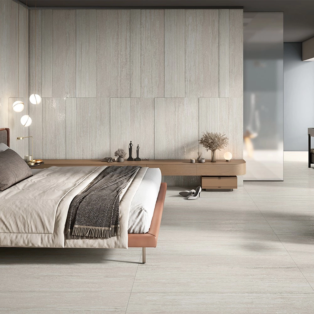 Керамогранит Травертик сильвер матовый Карвинг 60х120 см ректификат