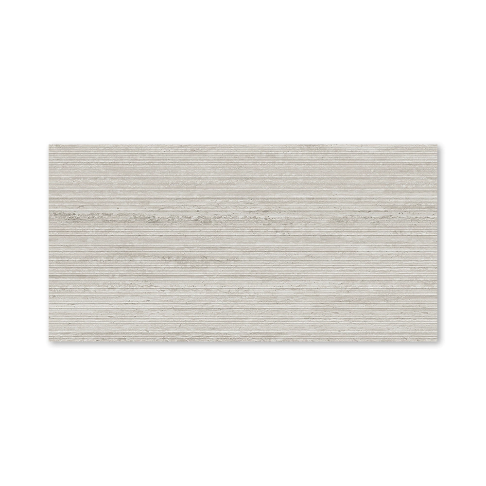 Керамогранит Травертик сильвер линии матовый Карвинг 60х120 см ректификат