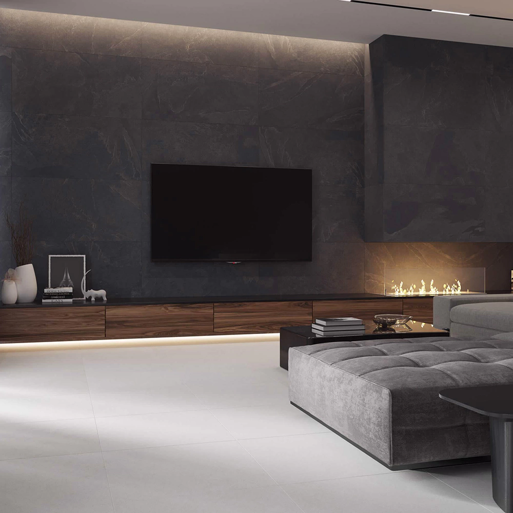 Керамогранит 29,6х59,5 см Цемент CPD14 матовый ректификат