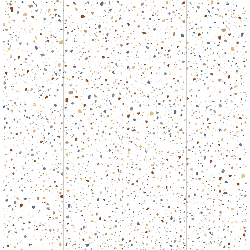 Керамогранит 60х120 см Модерн Терраццо матовый carving ректификат