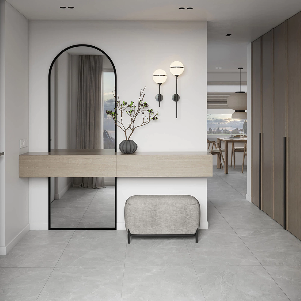 Керамогранит 60х120 см Сумерки серый матовый ректификат 2 СОРТ