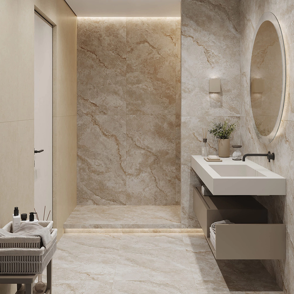 Керамогранит 60х120 см Оттепель песочный матовый ректификат 2 СОРТ