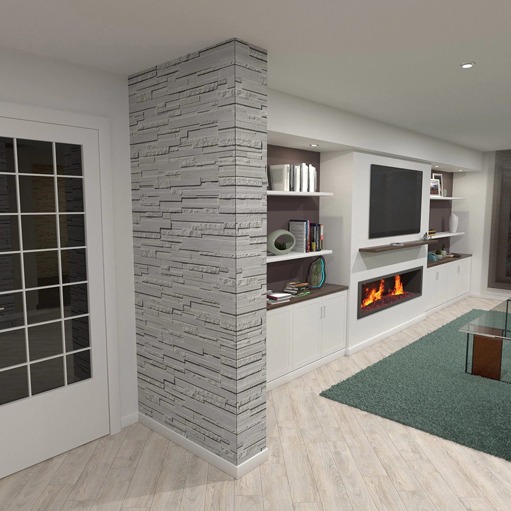 Фасадная плитка Сандерлэнд белый упаковка 0,5 м2