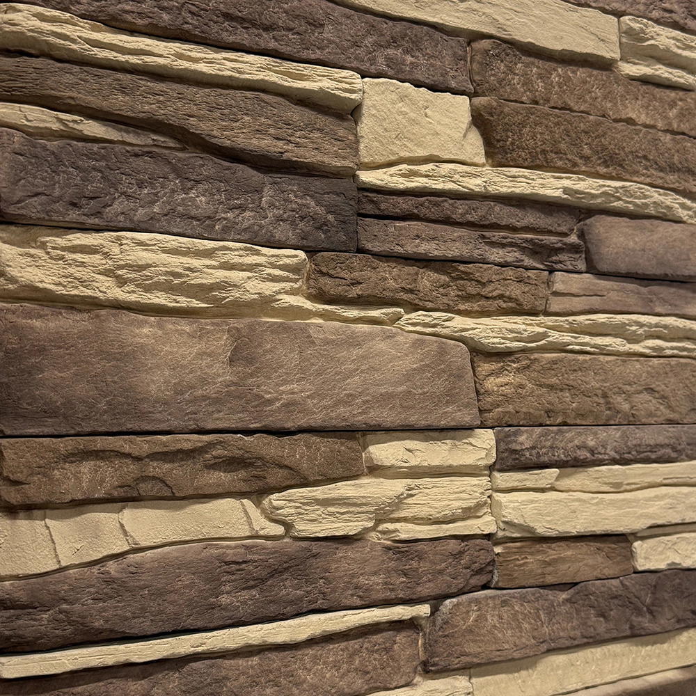 Фасадная плитка Норд ридж светло-песочный упаковка 0,5 м2