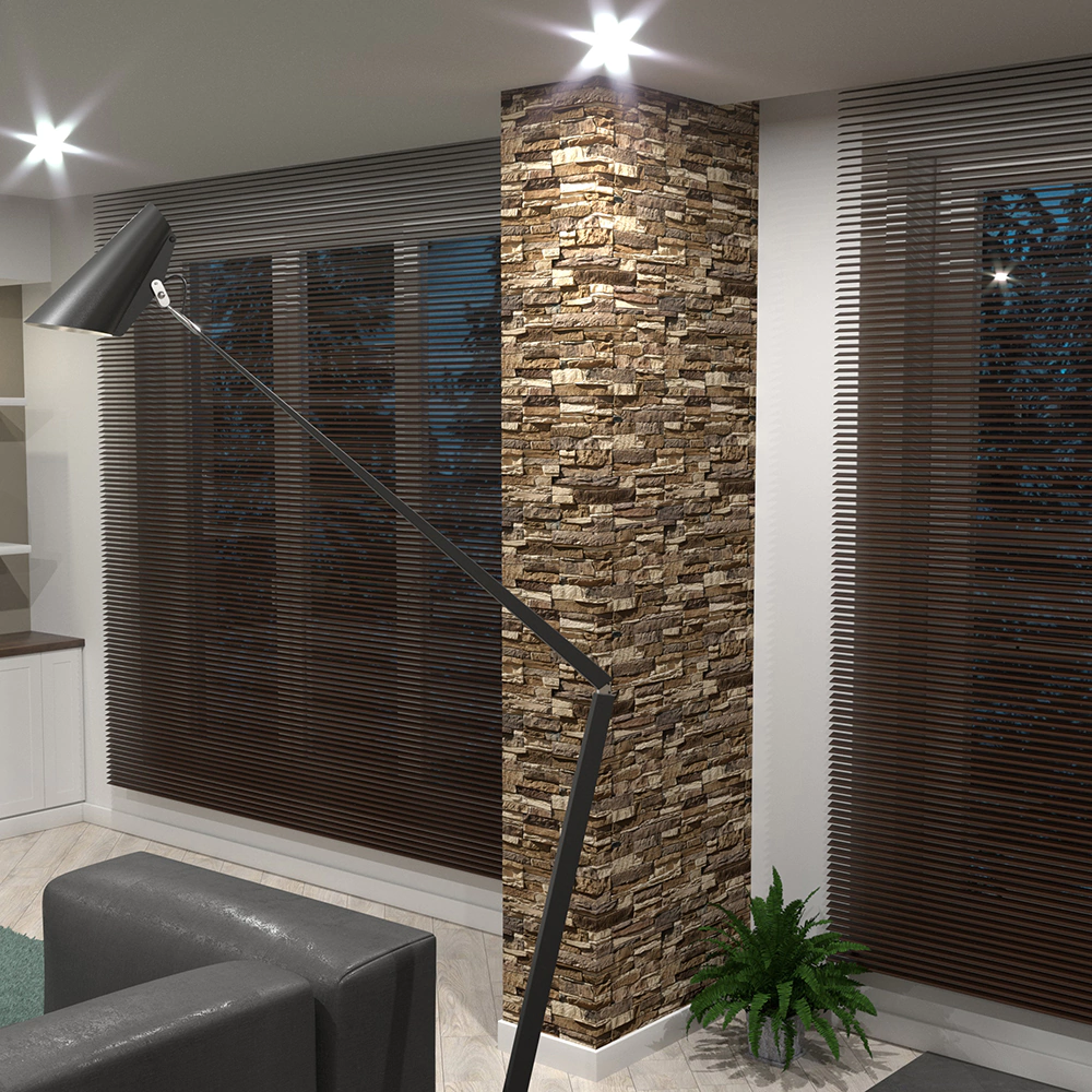 Фасадная плитка Норд ридж светло-песочный упаковка 0,5 м2