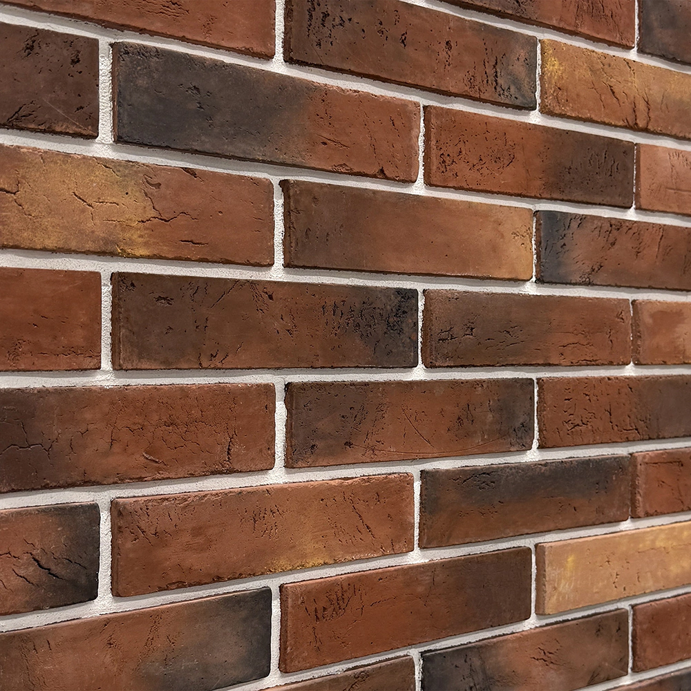 Фасадная плитка Терамо брик коричнево-медный упаковка 0,65 м2