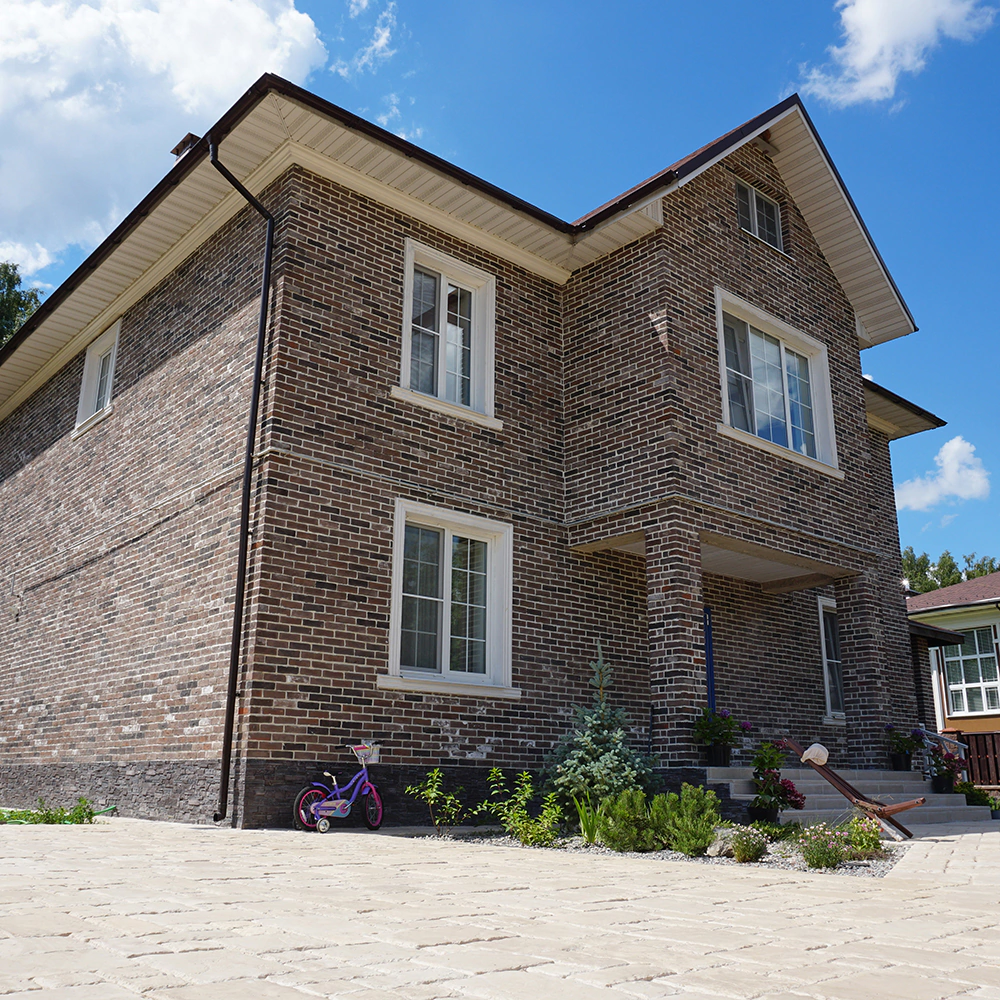 Фасадная плитка Лондон брик шоколадный упаковка 1,16 м2