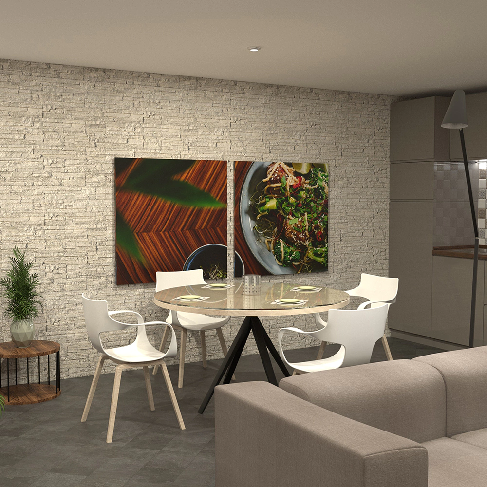 Фасадная плитка Хайлэнд белый упаковка 0,43 м2