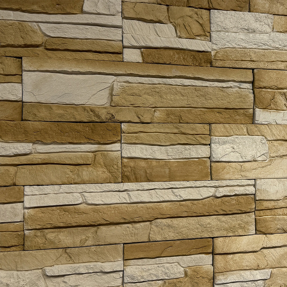 Фасадная плитка Хайлэнд бежевый упаковка 0,43 м2