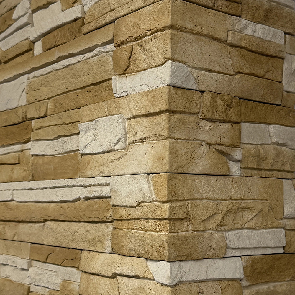 Фасадная плитка Хайлэнд бежевый упаковка 0,43 м2