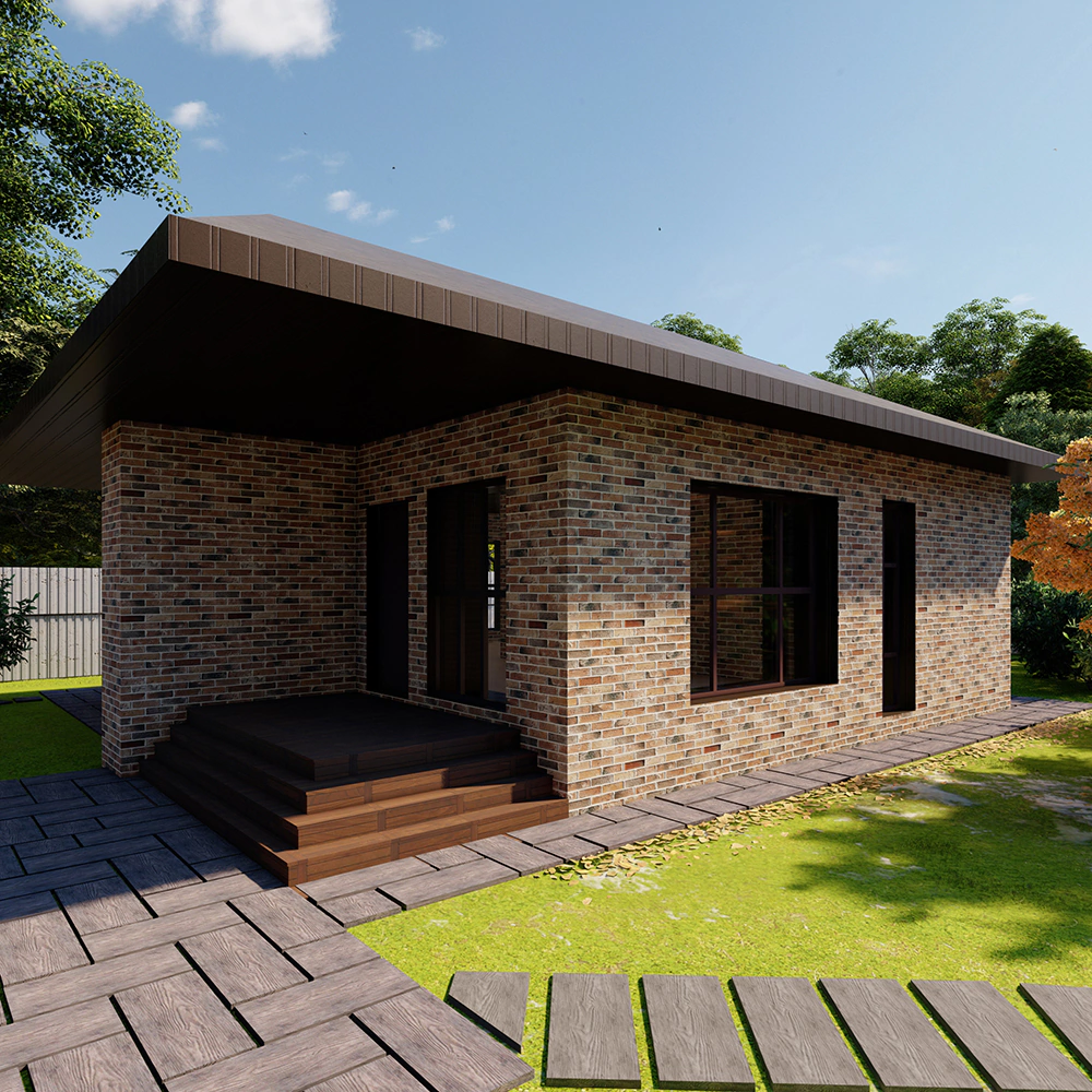 Фасадная плитка Дерри брик микс упаковка 0,62 м2