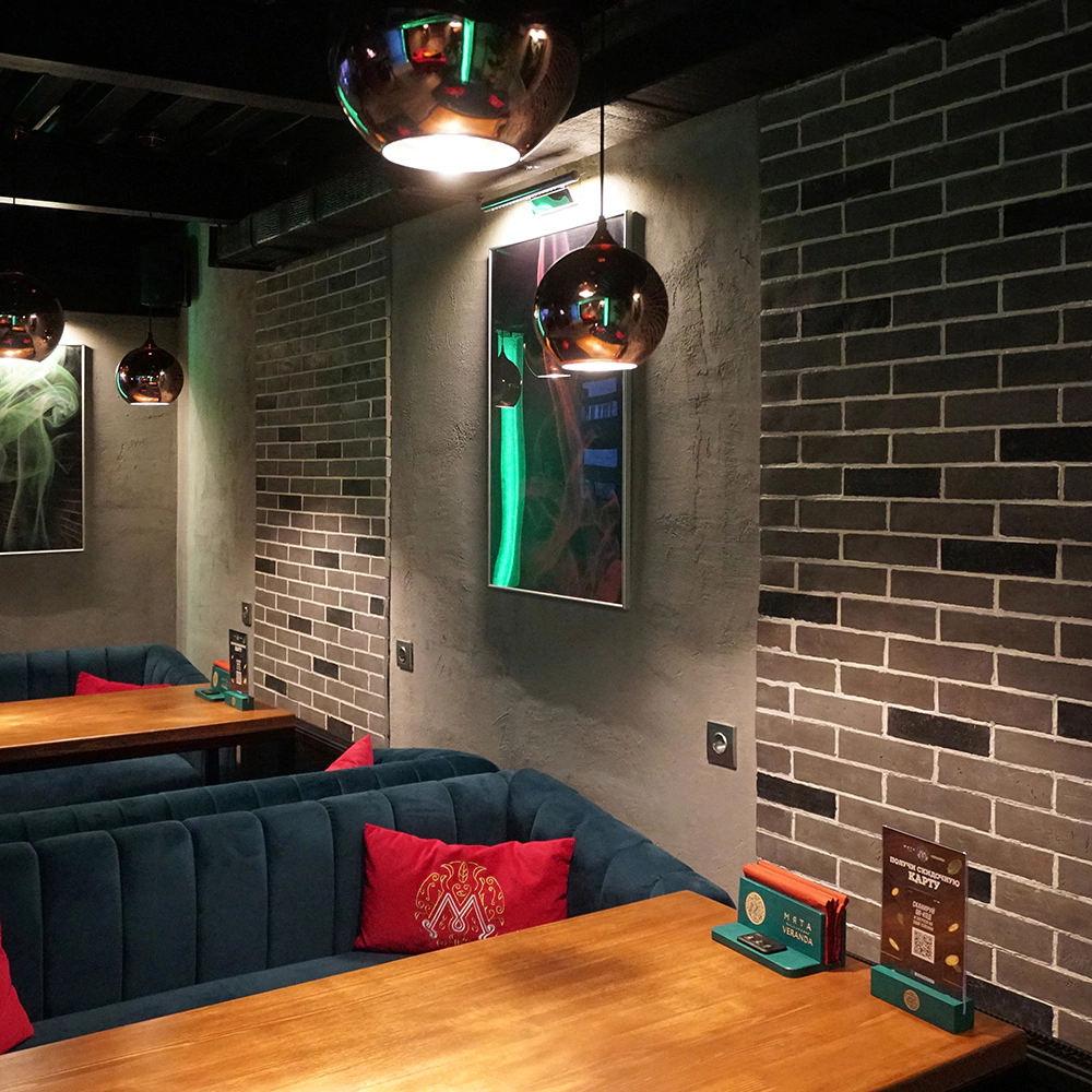 Фасадная плитка Кирпич Терамо брик черный упаковка 0,65 м2