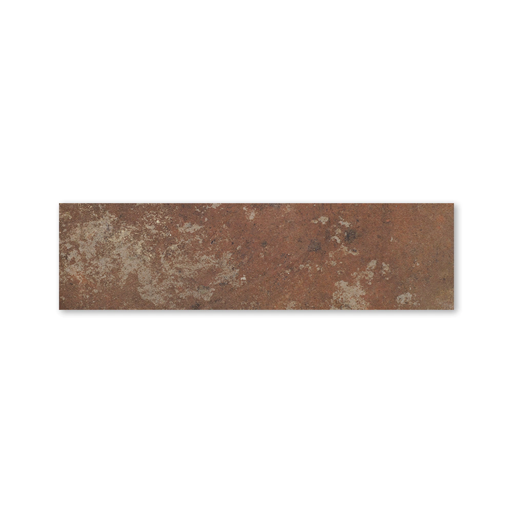 Плитка клинкерная фасадная Артеон россо 6,6х24,5 см