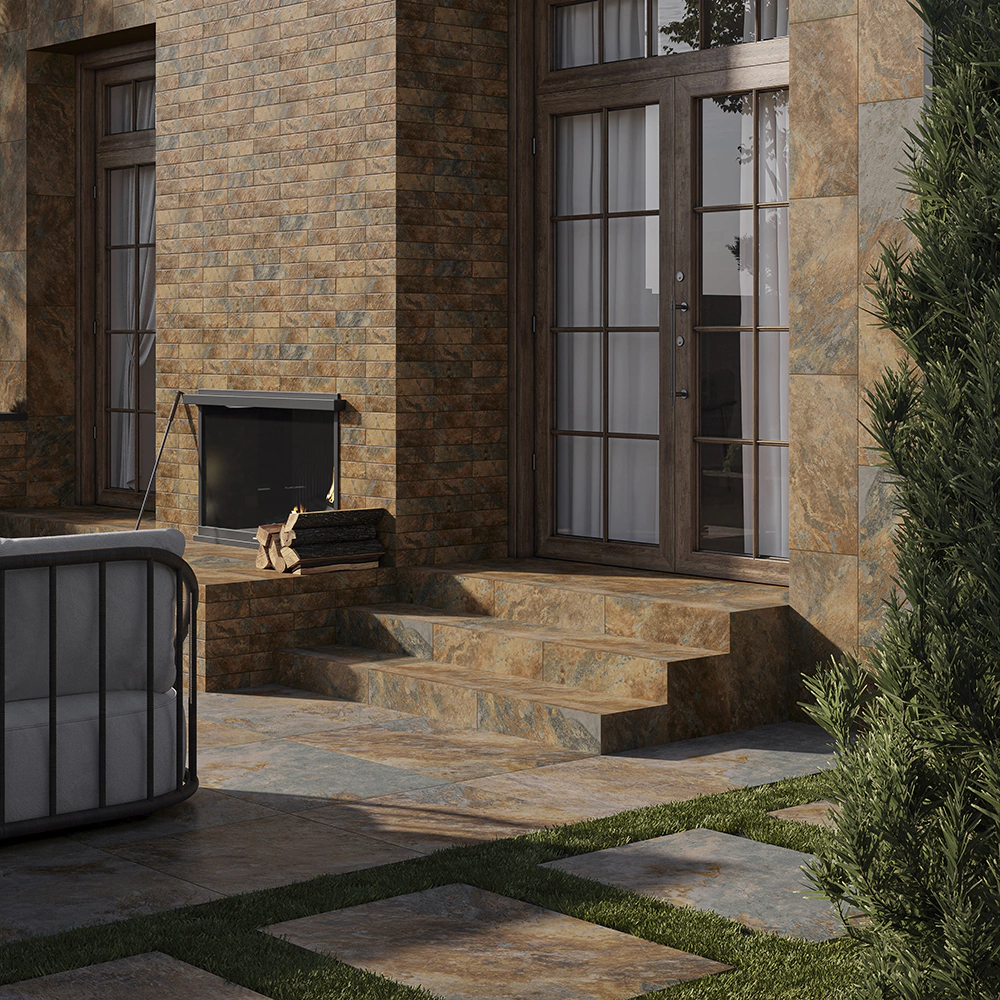 Плитка напольная клинкерная 30х60 см Ардис раст