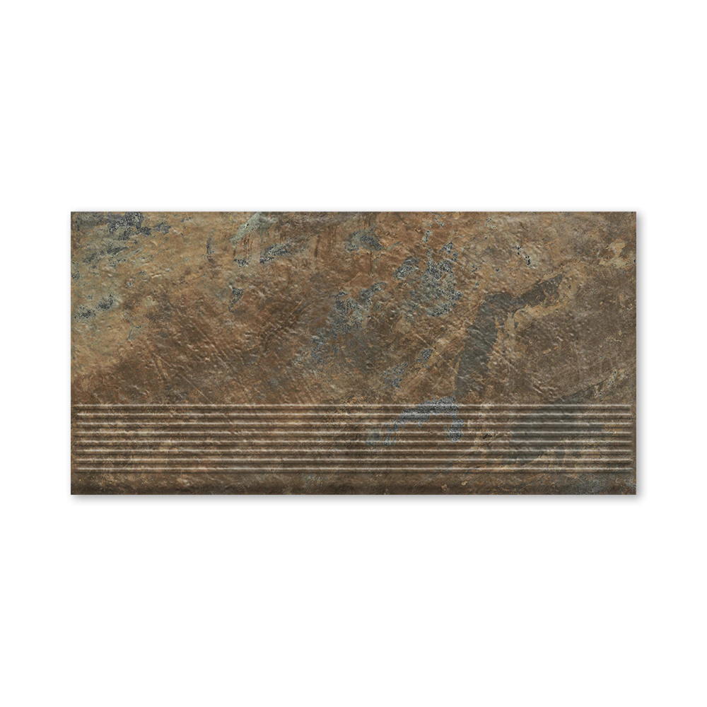 Ступень клинкерная прямая 30х60 Ардис раст