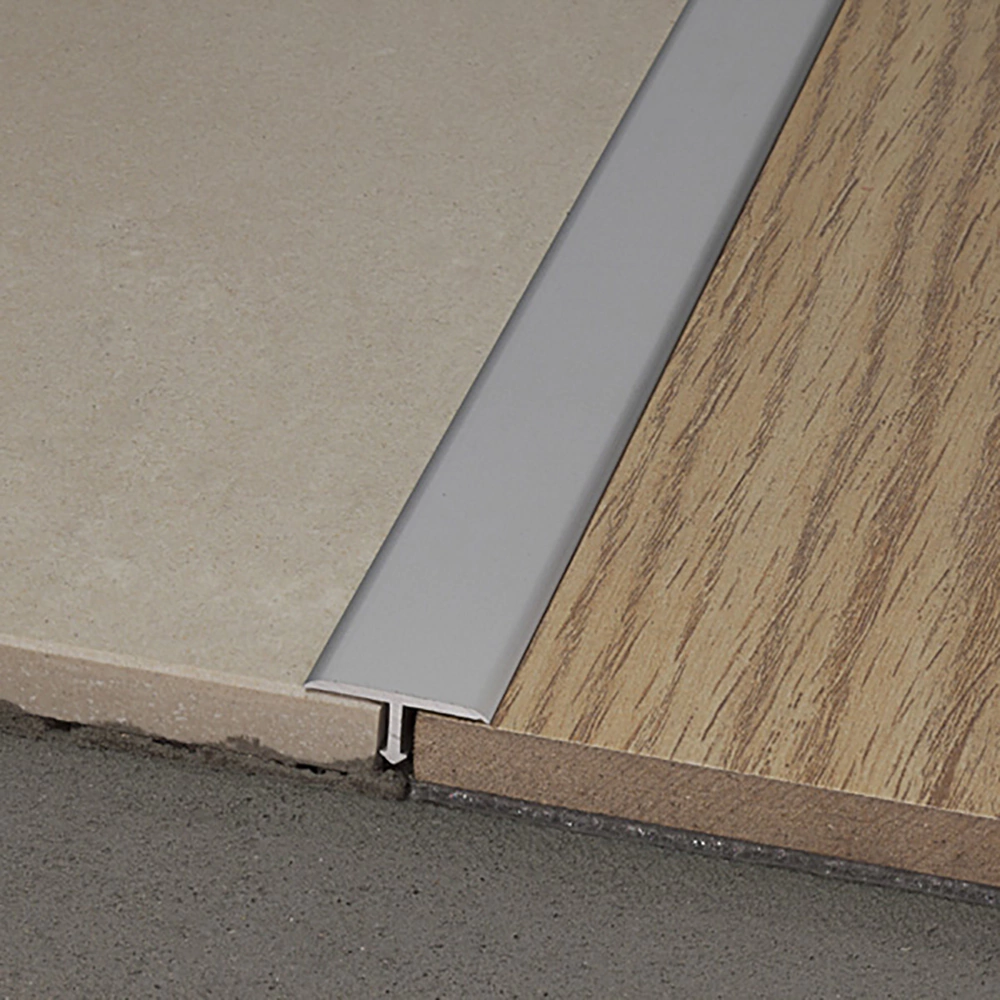 Профиль алюминиевый Т-образный 18 мм анодированное серебро 2,5 м