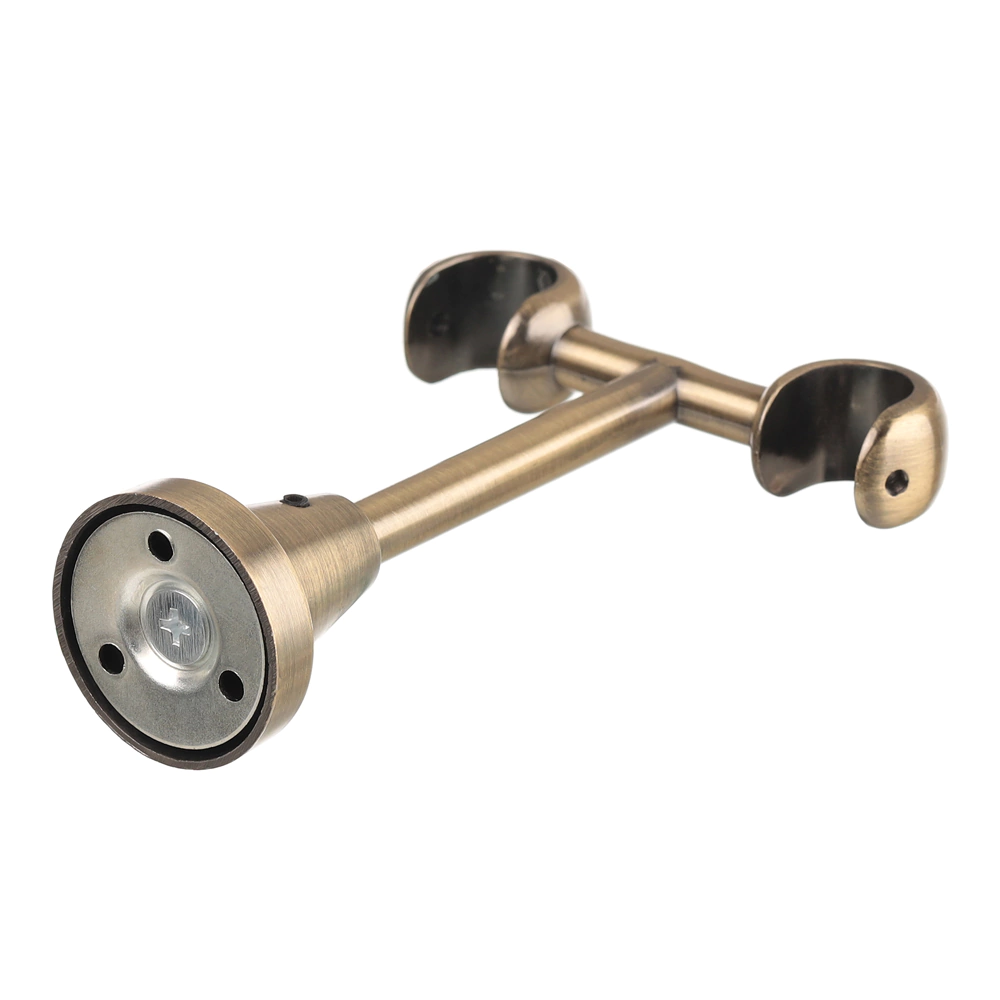 Держатель для карниза потолочный 2-рядный d16/16 мм золото антик