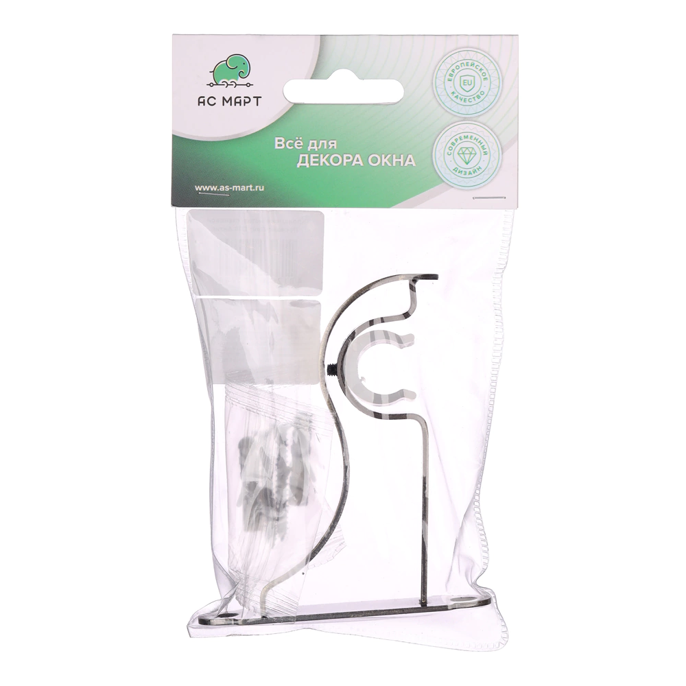 Держатель для карниза стеновой 1-рядный d16 мм Прованс золото антик