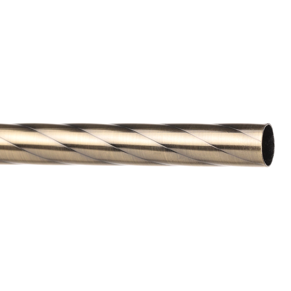 Штанга витая d16 мм золото антик 2 м