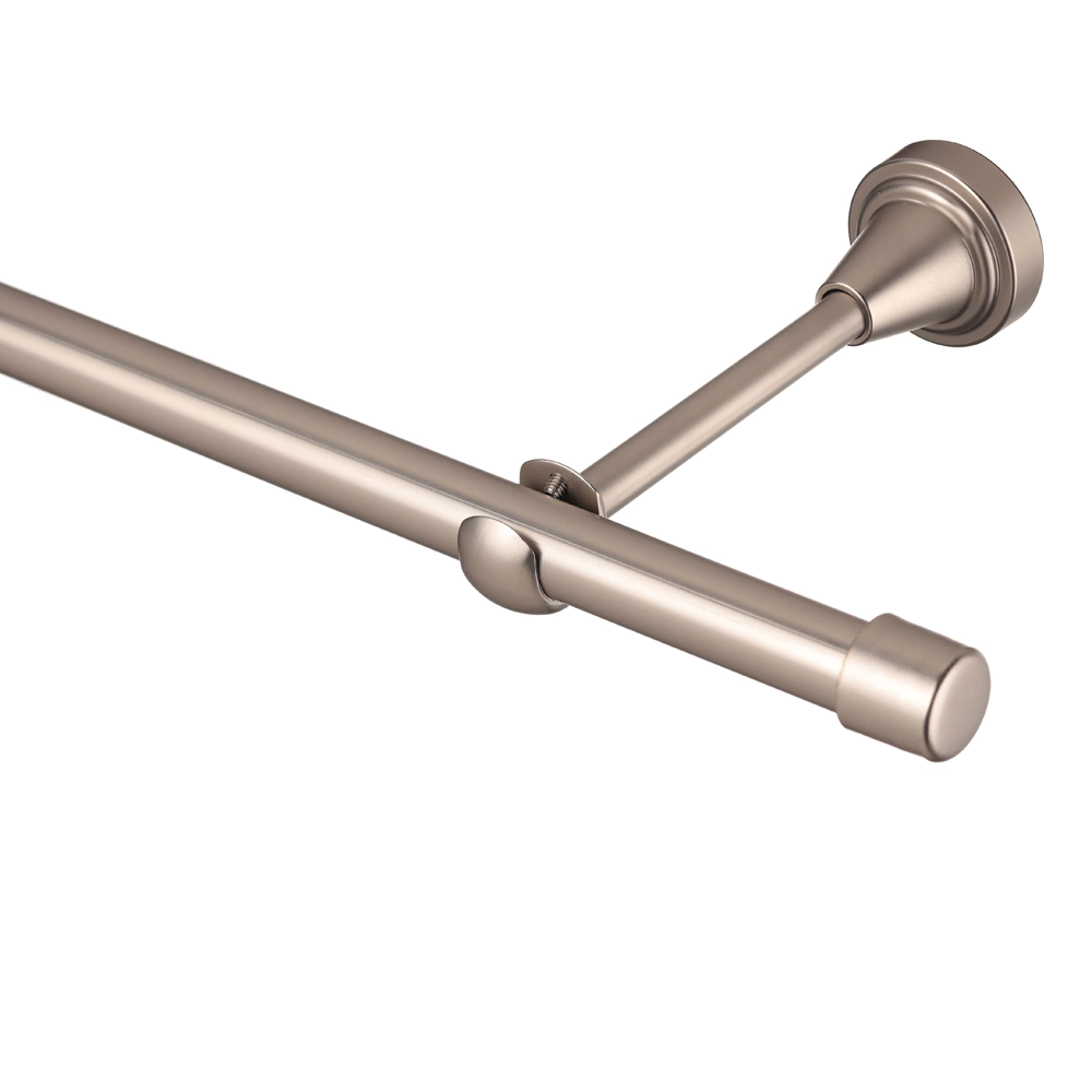 Держатель для карниза стеновой 1-рядный d16 мм никель-сатин