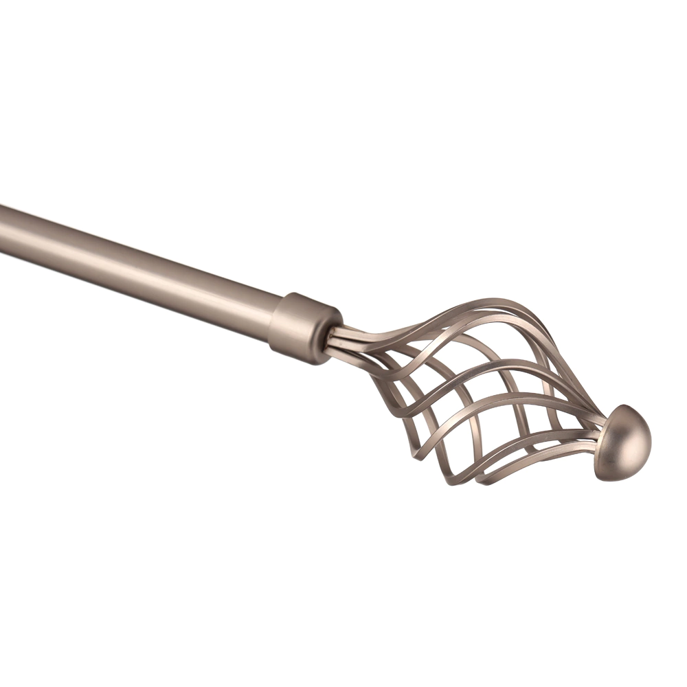 Наконечник d16 мм Ажур никель-сатин 2 шт