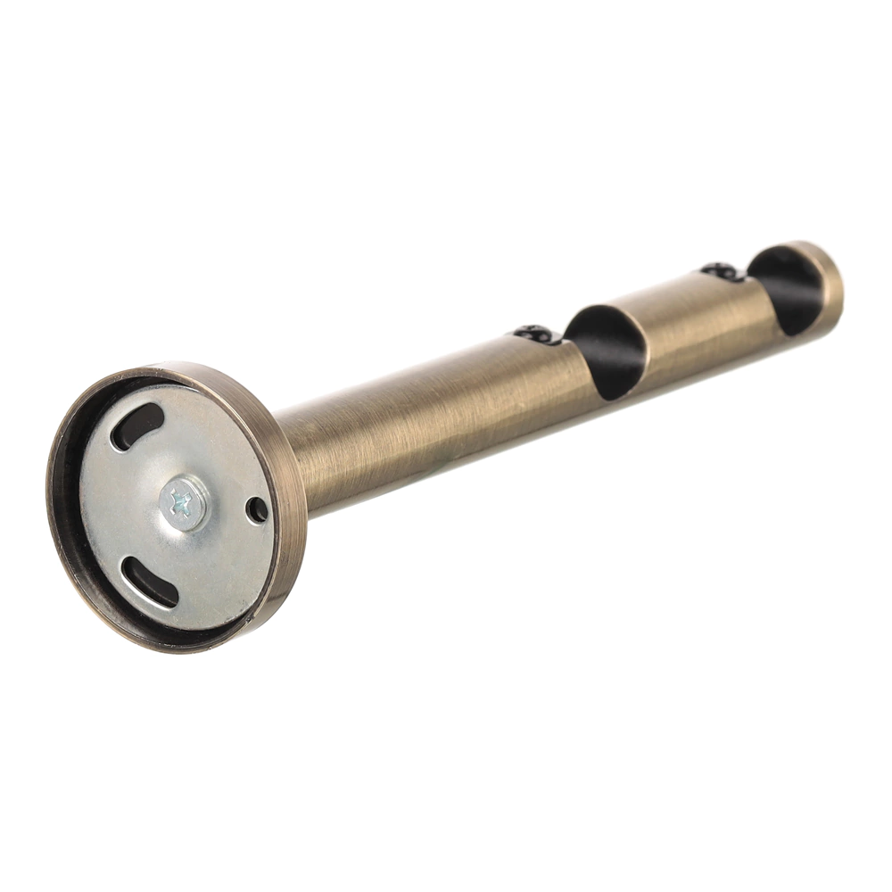 Держатель для карниза круглый 2-рядный d19/19 мм золото антик