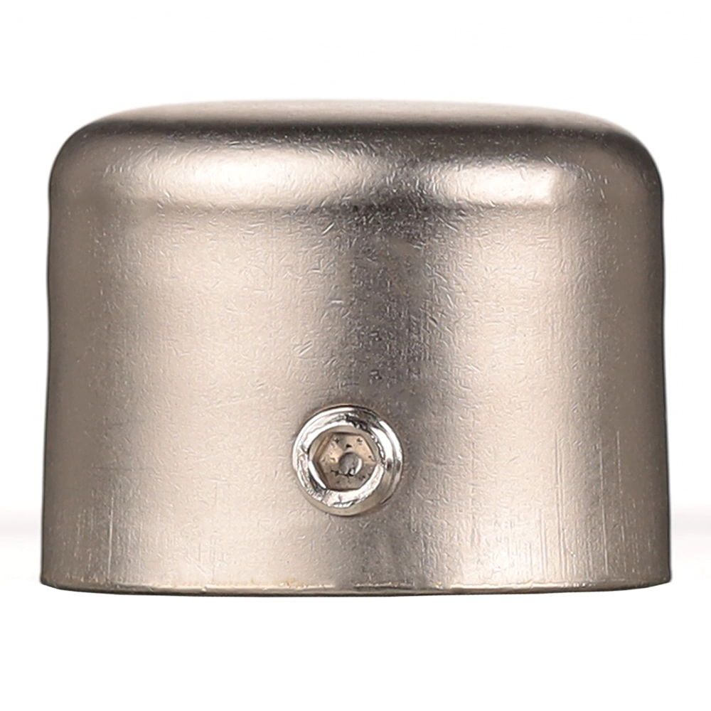 Наконечник d19 мм Закругленная заглушка никель-сатин 2 шт