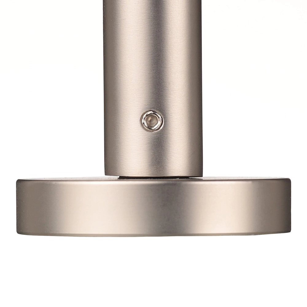 Держатель для карниза круглый 2-рядный d19/19 мм никель-сатин