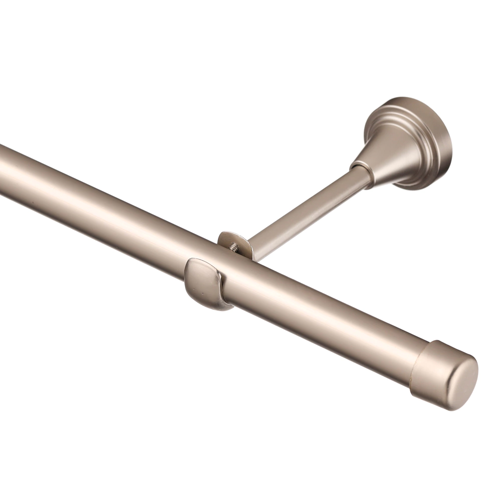 Держатель для карниза стеновой 1-рядный d19 мм никель-сатин