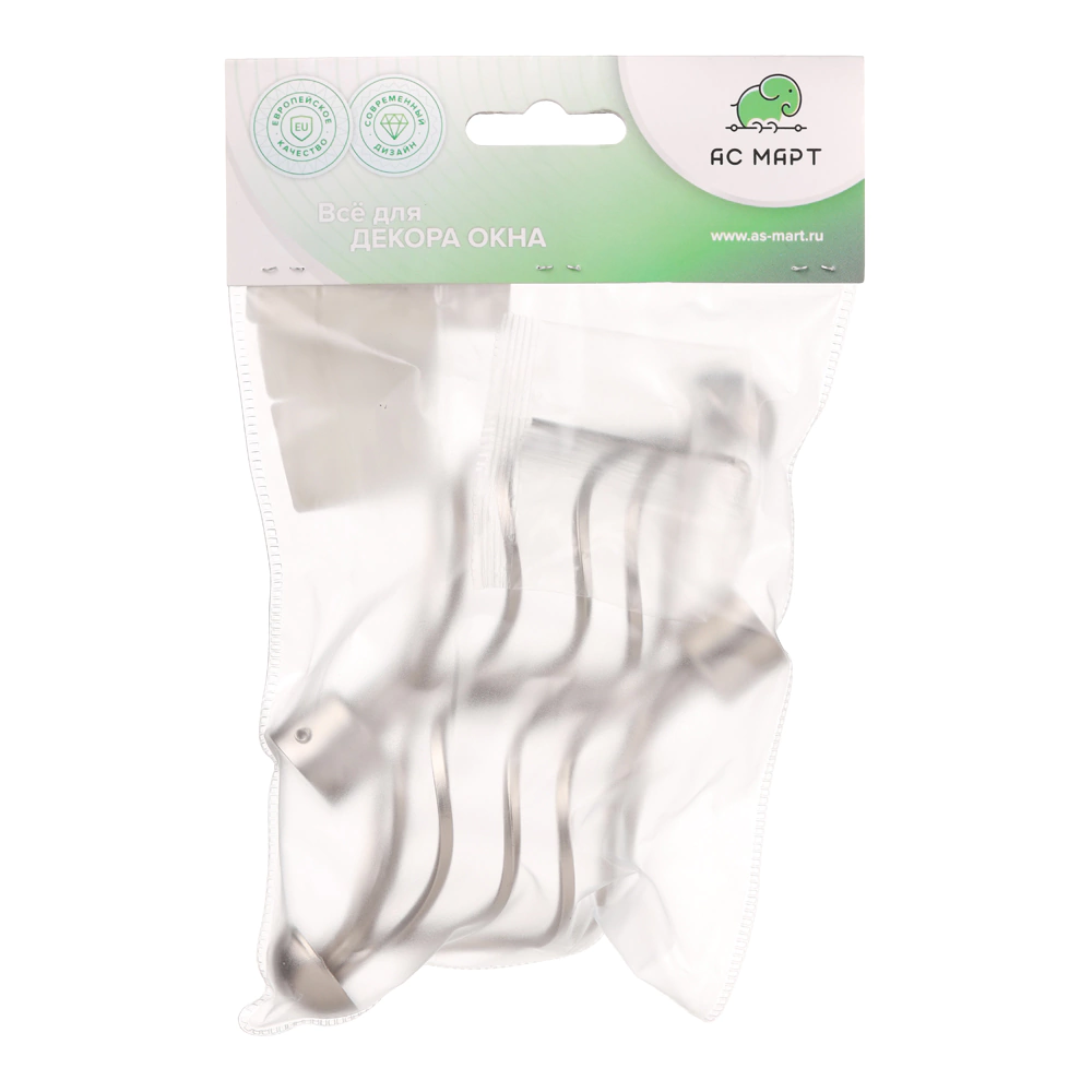 Наконечник d19 мм Ажур никель-сатин 2 шт