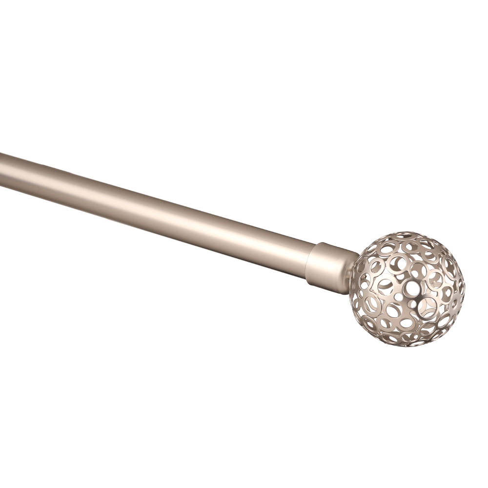 Наконечник d19 мм Метеор никель-сатин 2 шт