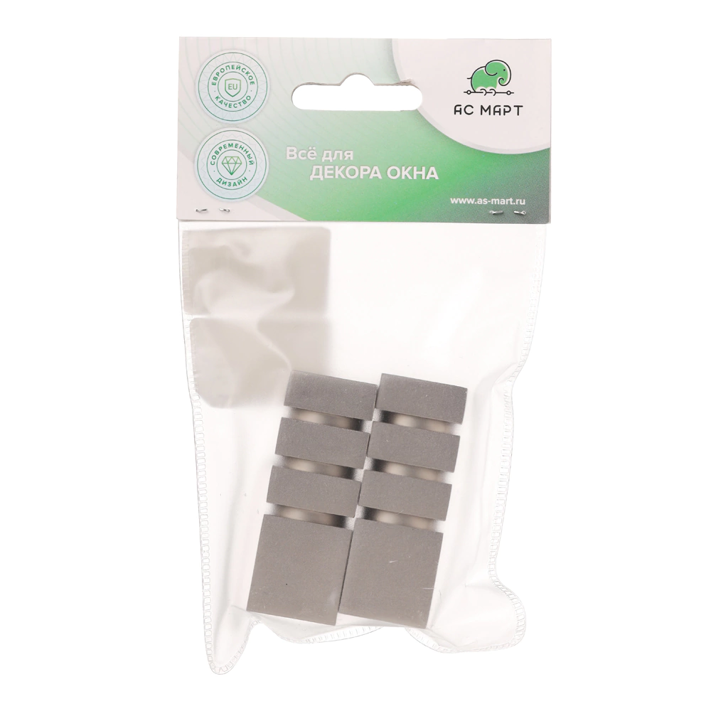 Наконечник d19 мм Нордик никель-сатин 2 шт