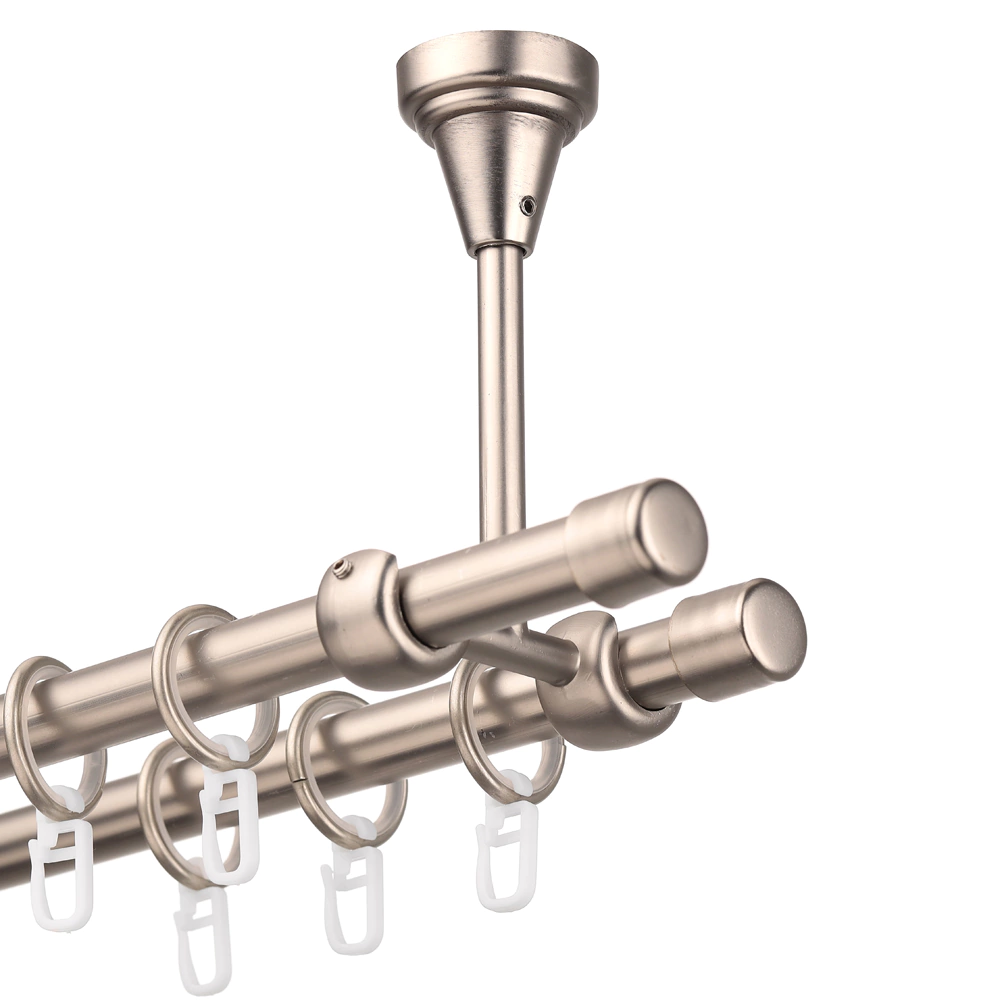 Кольца d25 мм бесшумные никель-сатин 10 шт