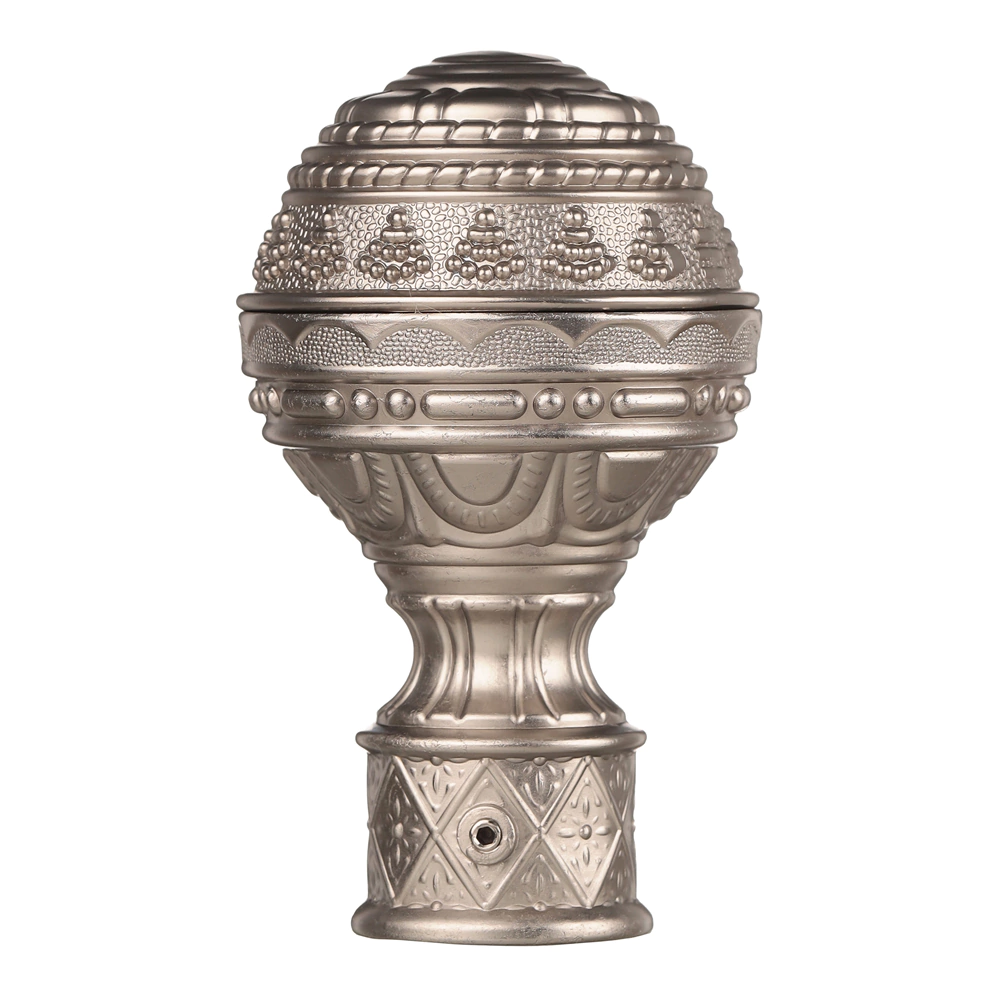 Наконечник d25 мм Ампир никель-сатин 2 шт