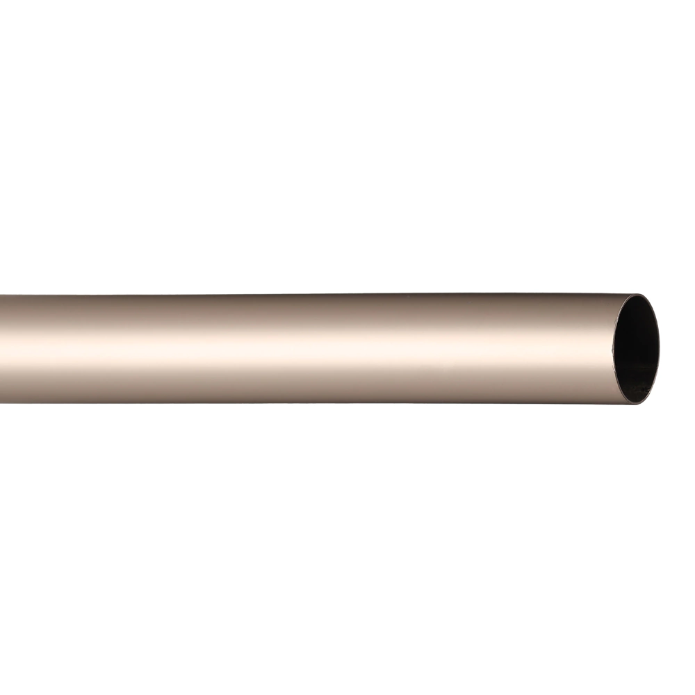 Штанга d25 мм никель-сатин 2,4 м