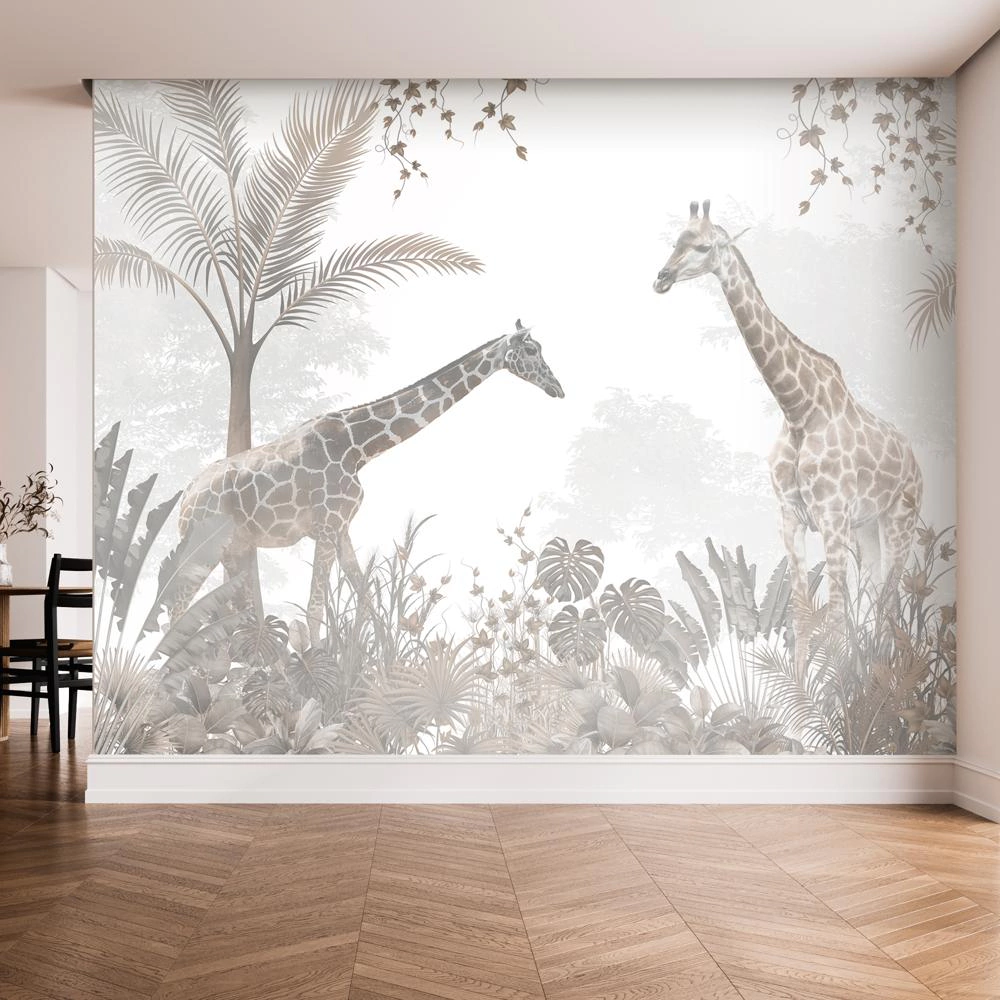 Фотообои флизелиновые Postermarket Жирафы 400х270 см