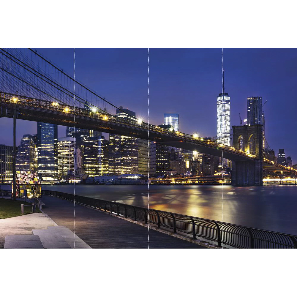 Фотообои флизелиновые Flizetto Сверкающий мост 400х270 см