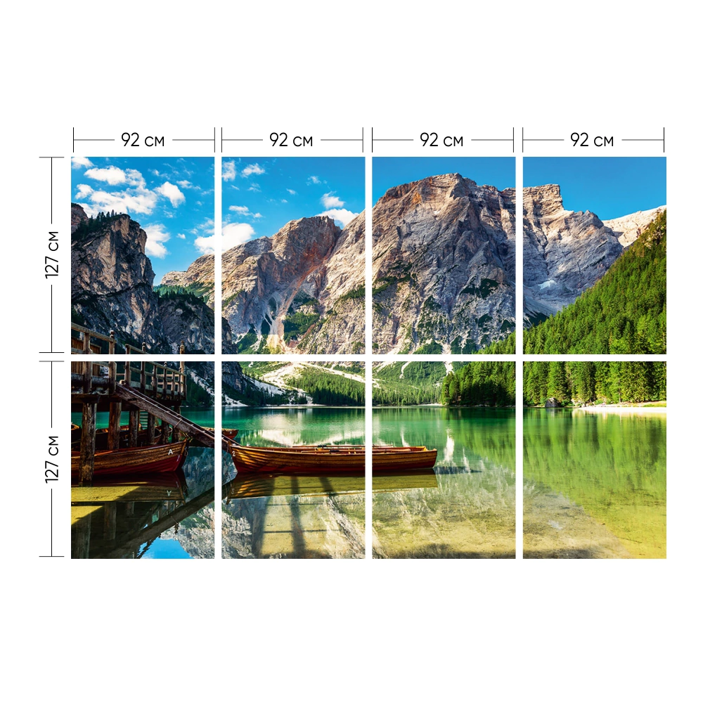 Фотообои бумажные Озеро Брайес WM-41 368х254 см