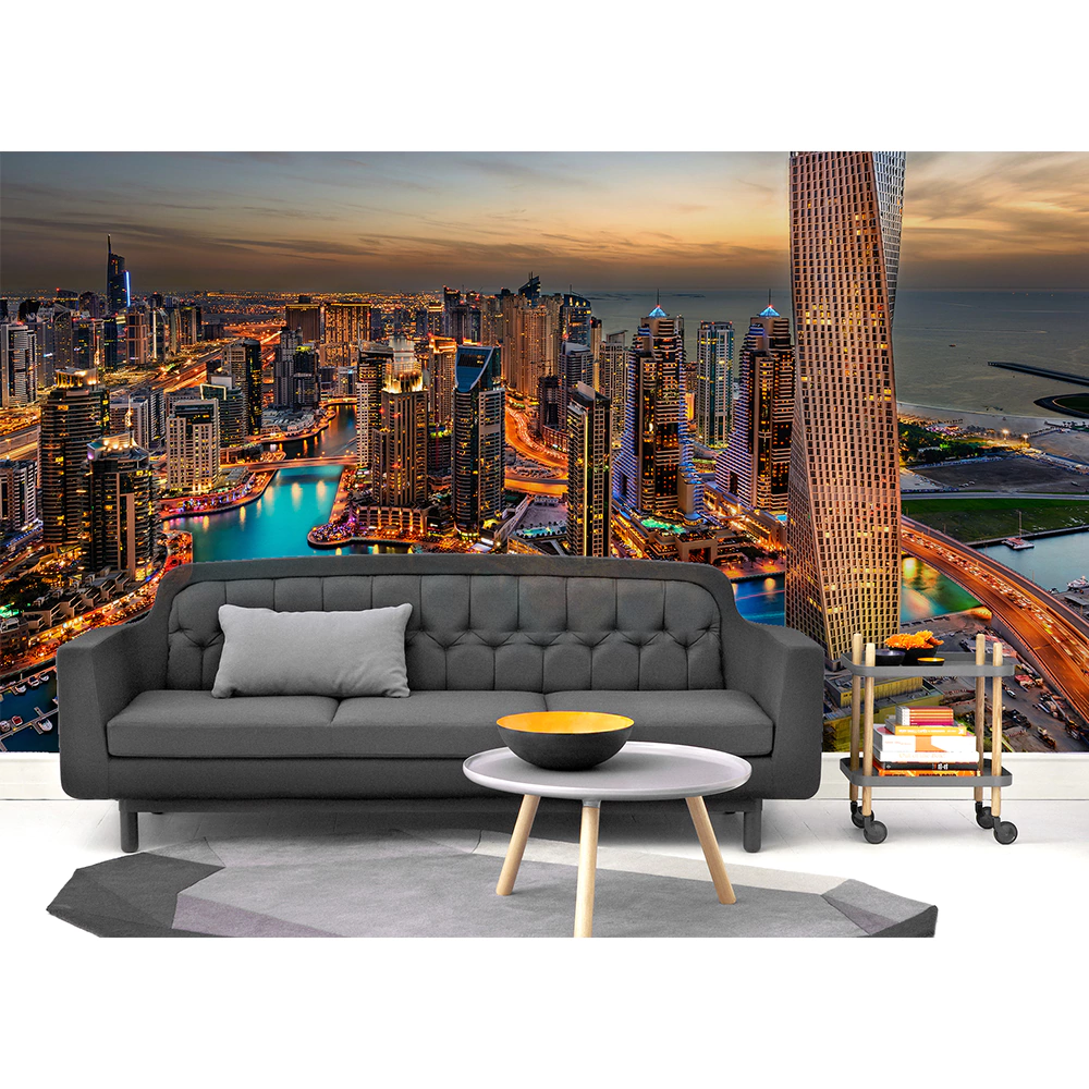 Фотообои флизелиновые Вечерний Дубай 400х270 см