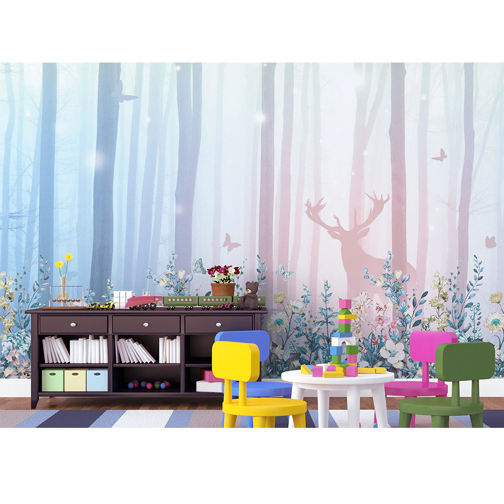 Фотообои флизелиновые Волшебный лес 400х270 см