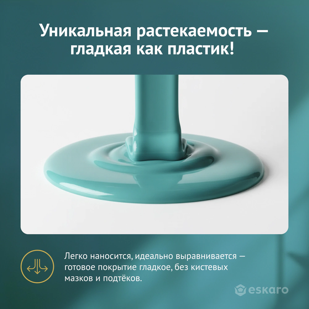 Краска для стен износостойкая 2,7 л прозрачная (база TR) Cinderella eskaro