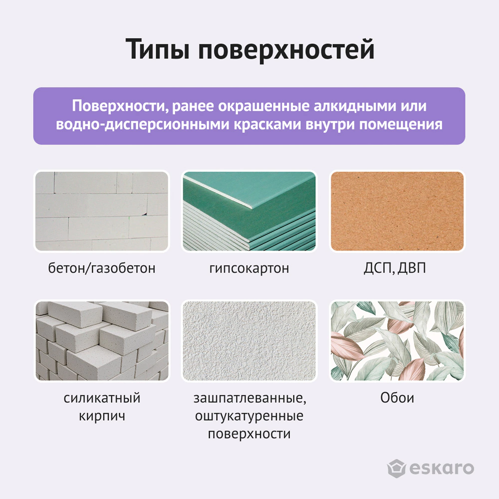 Краска интерьерная моющаяся 2,7 л белая (база A) Akrit Ultimatt eskaro