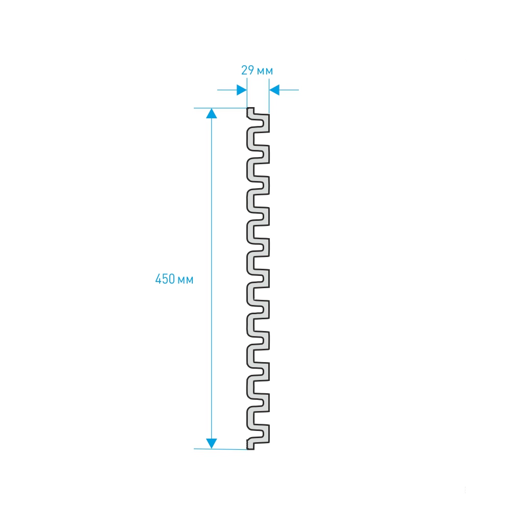 Панель настенная Dekohaus Classic декоративная 90х45 см