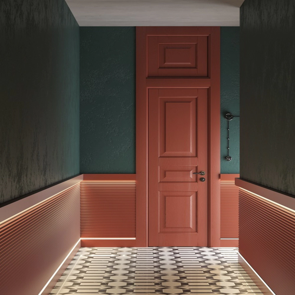 Панель настенная ударопрочная DD912 фигурная 240х13 мм 2 м