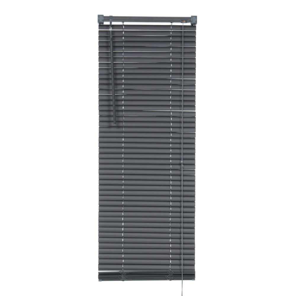 Жалюзи горизонтальные NEODECO пластиковые серые 50х160 см