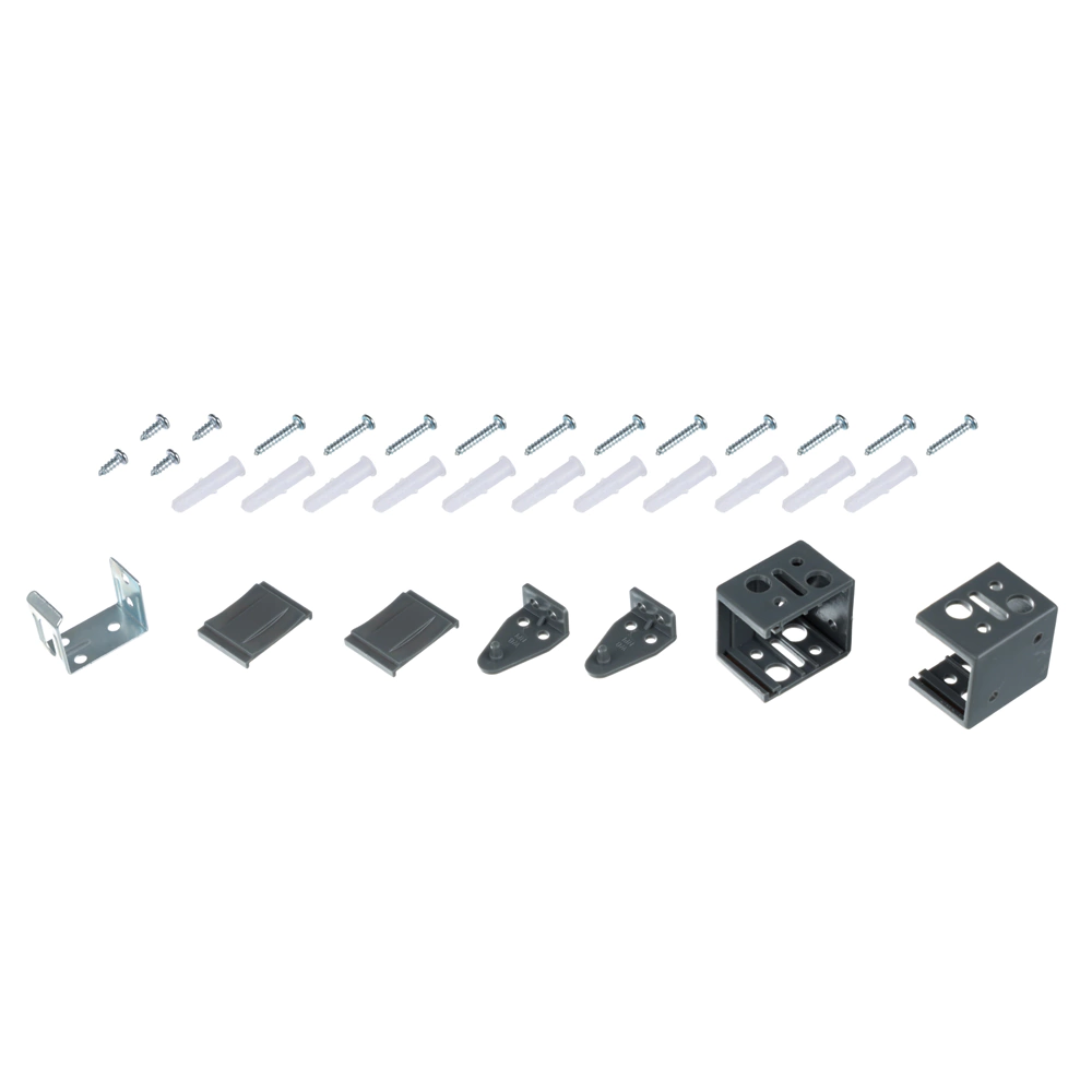 Жалюзи горизонтальные NEODECO пластиковые серые 50х160 см