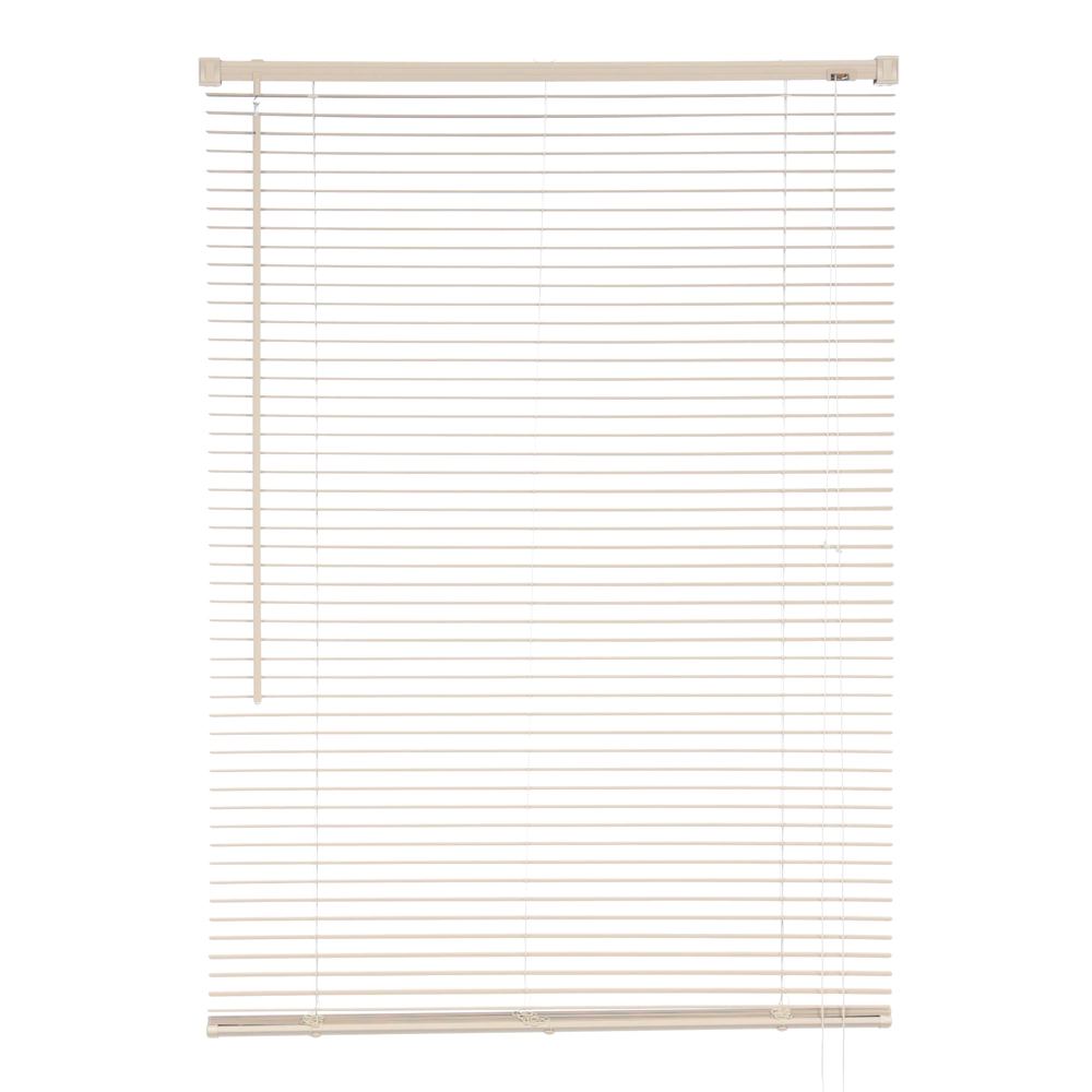Жалюзи горизонтальные NEODECO пластиковые бежевые 80х160 см